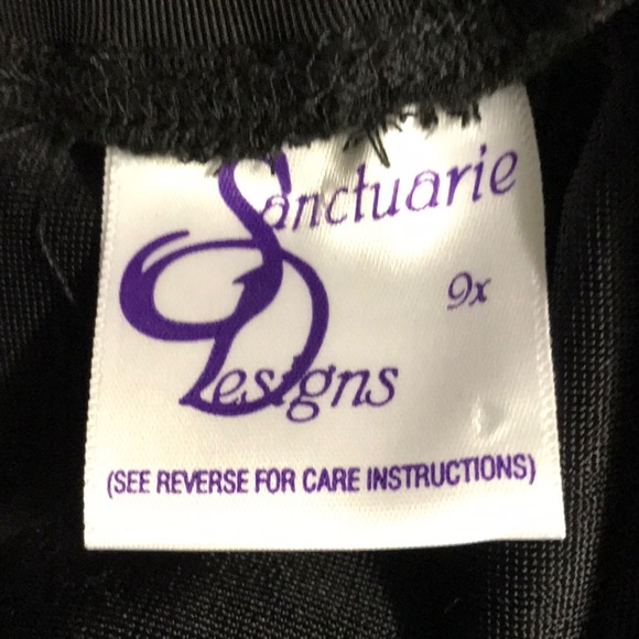 Sanctuarie Designs A-Line elastic waist roomy stretchy skirt Size 9x Made in USA - Picture 4 of 7